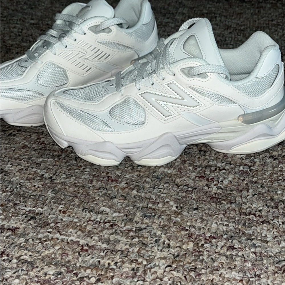 New Balance Women's Gray and White Sneakers